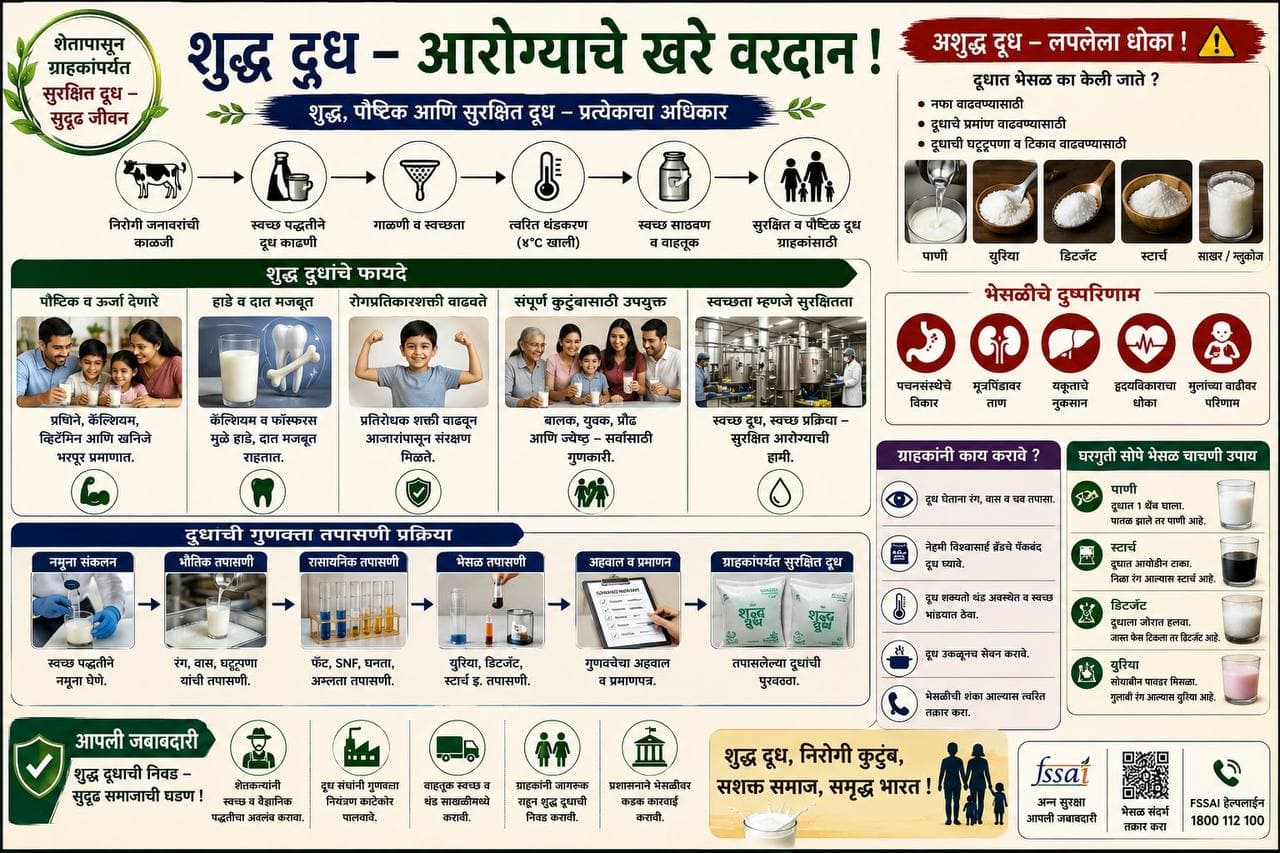 आरोग्य जनजागृती — शुद्ध अन्न व निरोगी जीवन